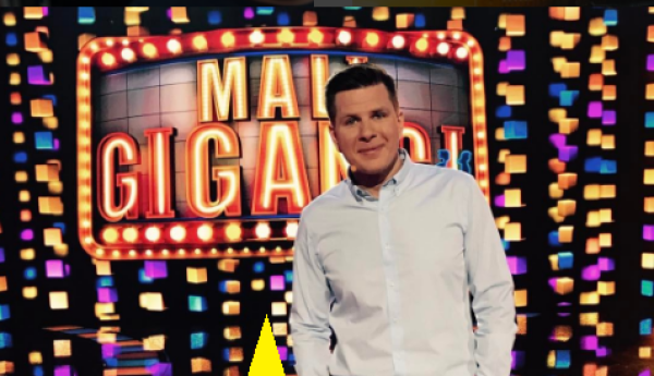Filip Chajzer na planie "Małych Gigantów" odnalazł swojego sobowtóra!
